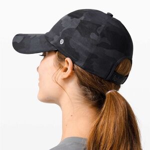 Lululemon Fast and Free Womens Run Hat - Heritage 365 Camo Deep Coal Multi